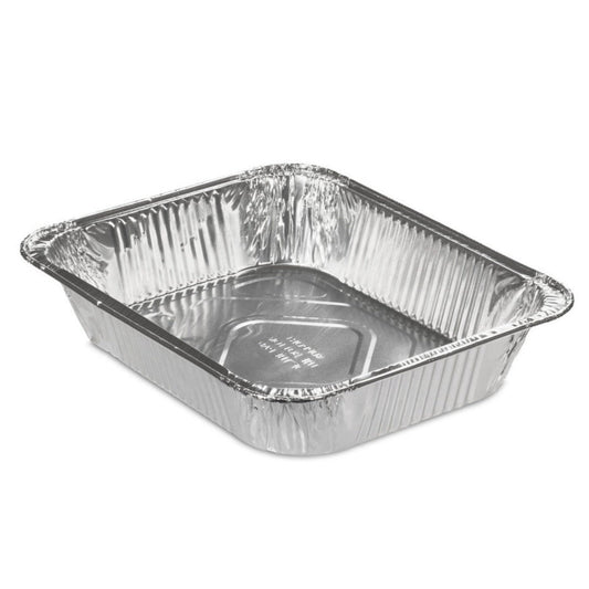 Foil Half Deep Gastro Containers Recyclable 3200ml/112oz - Eco Leaf Products