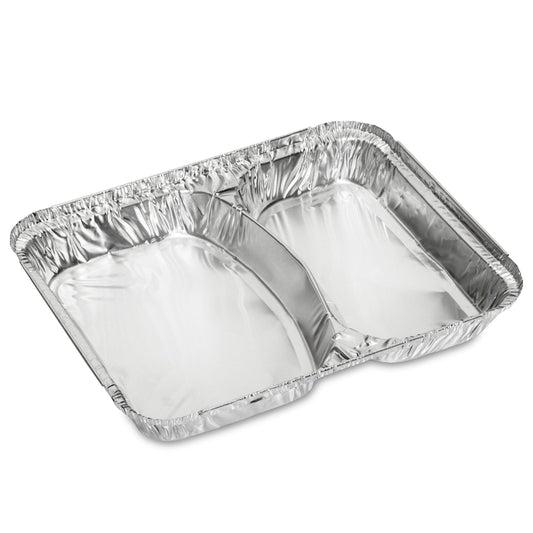 Aluminium Foil Tray 2-Compartment - Eco Leaf Products
