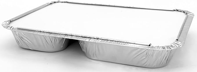 Aluminium Foil Tray 2-Compartment - Eco Leaf Products