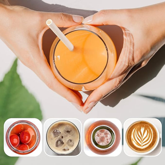 White Paper Drinking Straws (250 pcs) - Eco Leaf Products