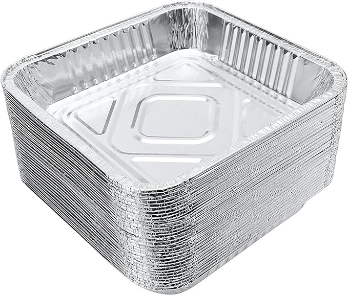 No.9 Deep Aluminum Foil Food Containers Recyclable (2100ml) - Eco Leaf Products