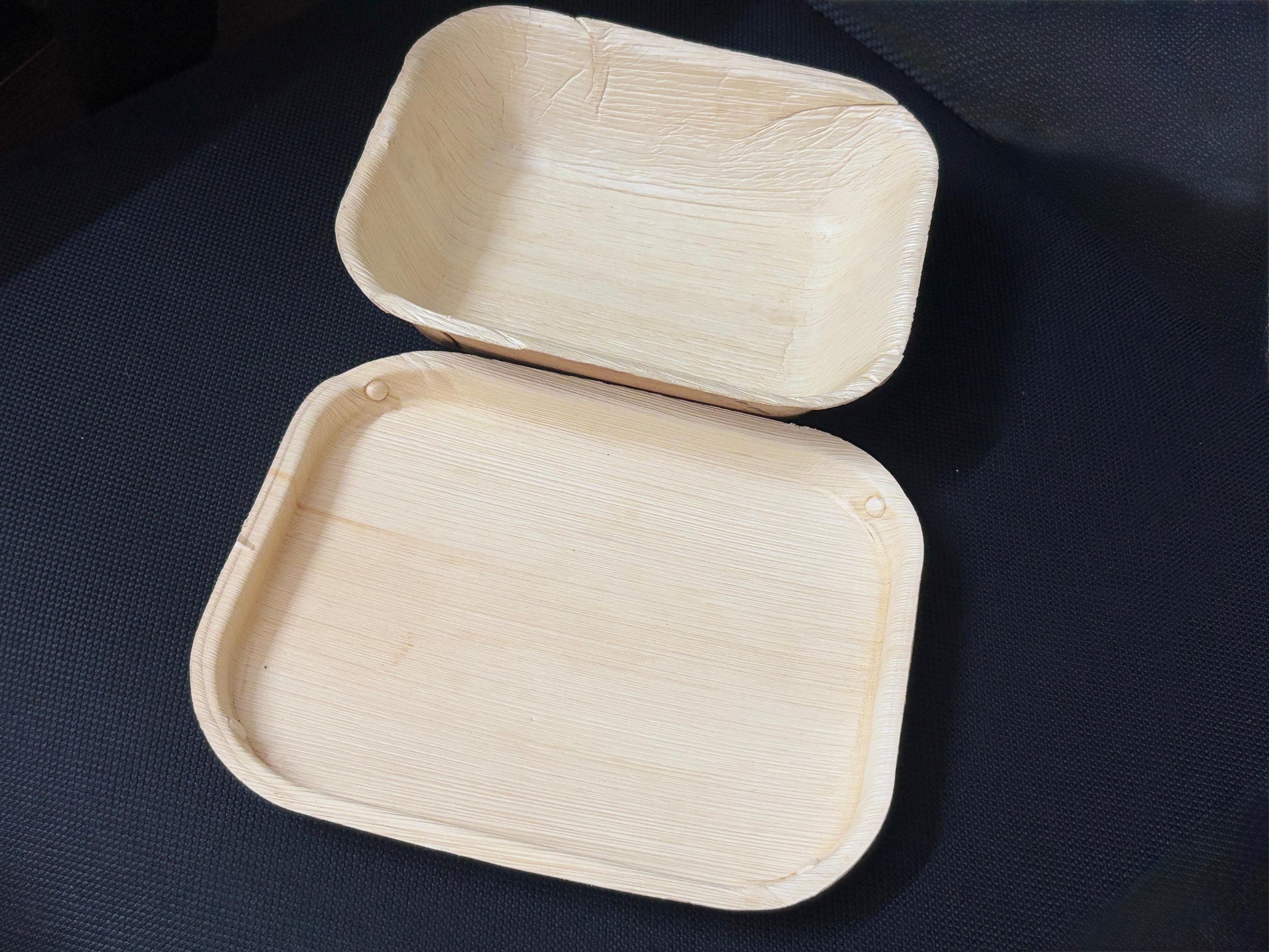 750ml Palm Leaf Container Box With Lid - Eco Leaf Products