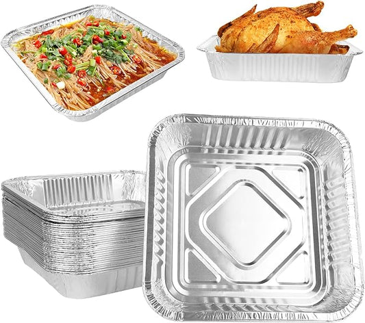 No.9 Shallow Aluminum Foil Food Containers Recyclable (1500ml) - Eco Leaf Products