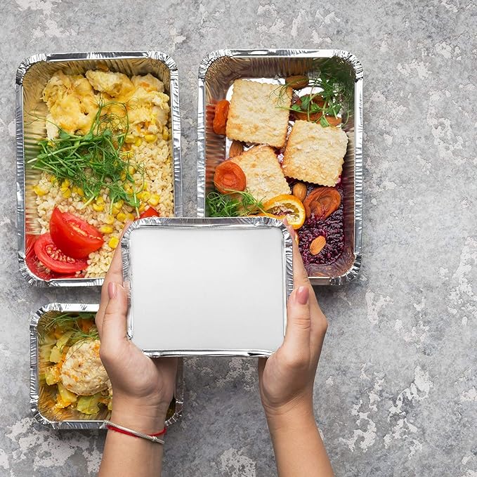 No.1 Aluminum Foil Food Containers Recyclable (250ml) - Eco Leaf Products