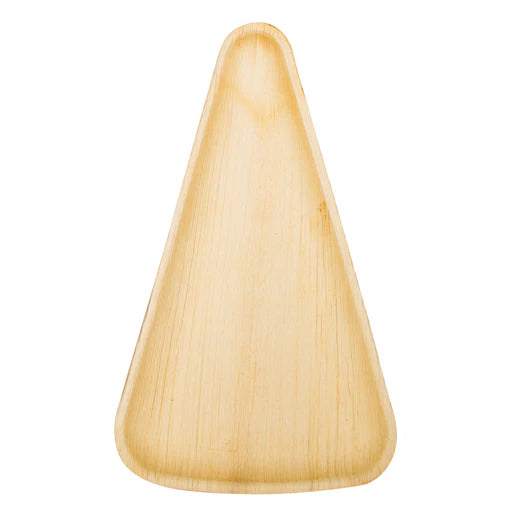 Palm Leaf Triangle Slice Plates 10" (25cm) - Eco Leaf Products
