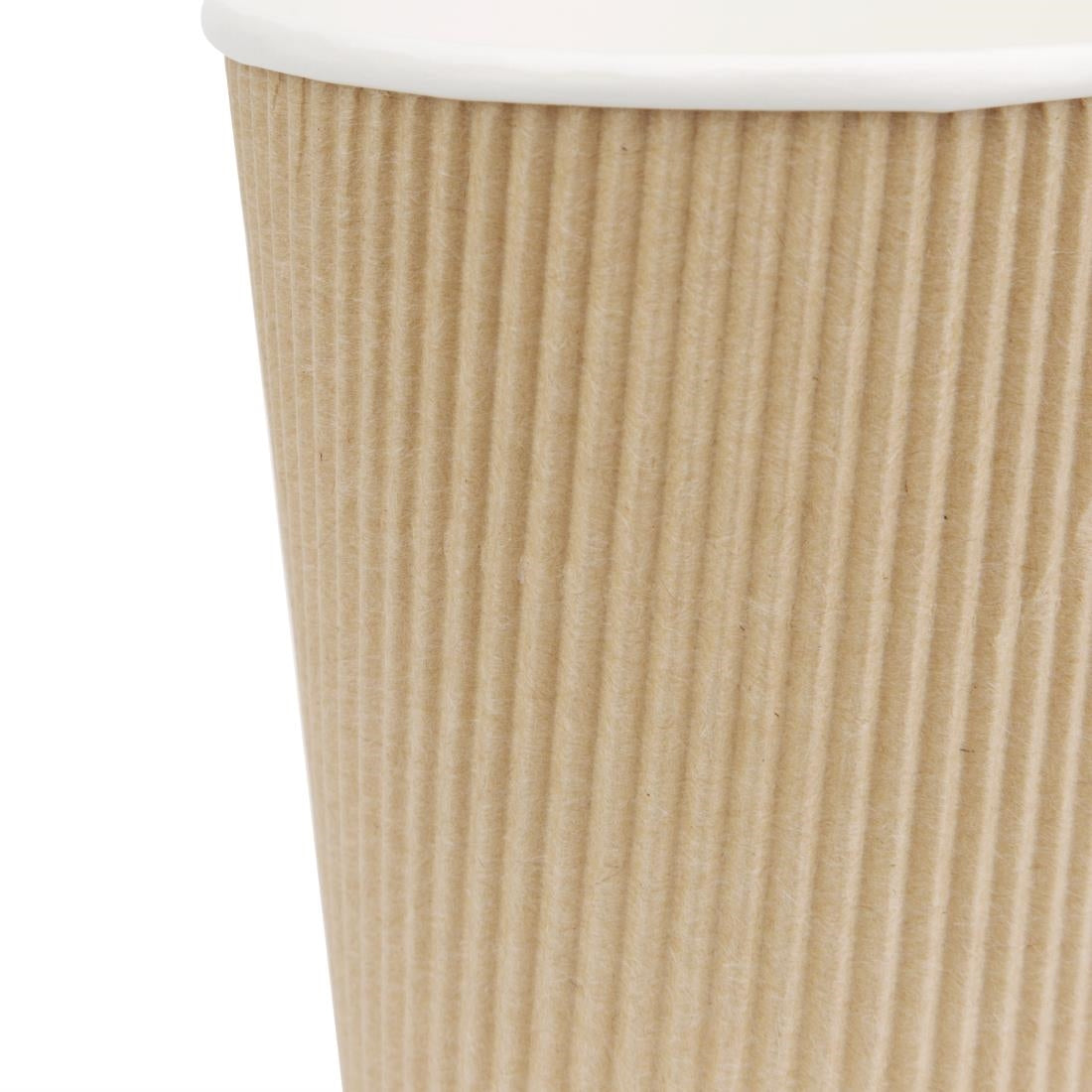 8oz (225ml) Kraft Ripple Recyclable Coffee Cups - Eco Leaf Products
