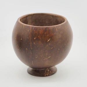 Polished Coconut Cup 400ml - Reusable, Handmade & Eco-Friendly - Eco Leaf Products
