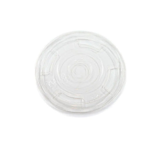 Compostable Flat Lid for Cold Cup 12-16oz - Eco Leaf Products