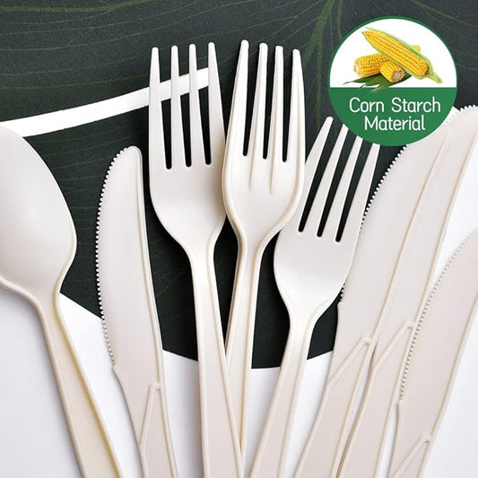 Premium Cornstarch Spoons - Eco Leaf Products