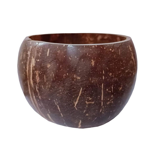 Re-usable Large Polished Coconut Bowl 450ml - Eco Leaf Products