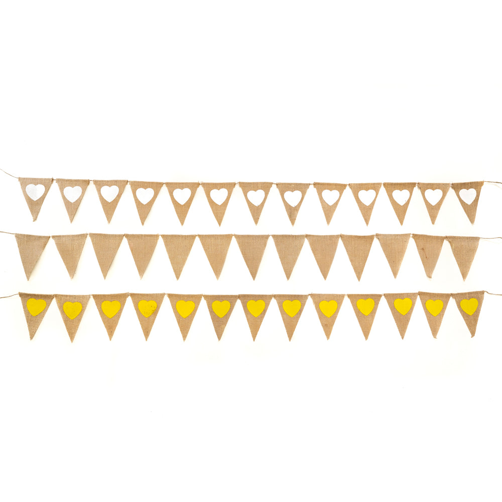 Jute Plain Bunting - Eco Leaf Products