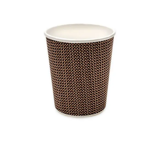 8oz (225ml) Premium Ripple Coffee Cups - Eco Leaf Products