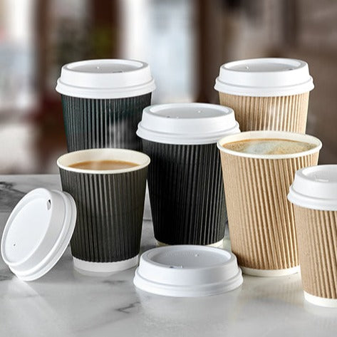 10-12oz Lids For Disposable Cups - Eco Leaf Products