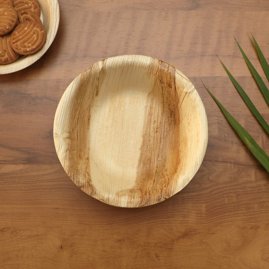 Wholesale Round Palm Leaf Bowls - Eco Leaf Products