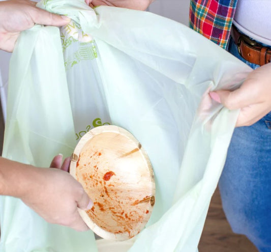 Compostable Food/Plates Waste Bin Bag - Eco Leaf Products