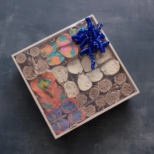 12" x 12" Solid Reusable Wooden Tray With Lid - Eco Leaf Products