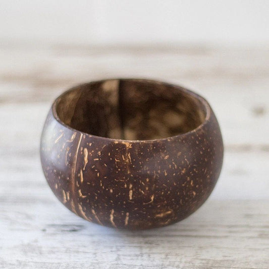 Bulk Hand-Polished Coconut Bowls 400ml - Eco Leaf Products