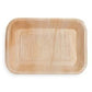 Medium Disposable Tray - Rectangle 10" x 6" (25cm x 15cm) Palm Tray - Eco Leaf Products