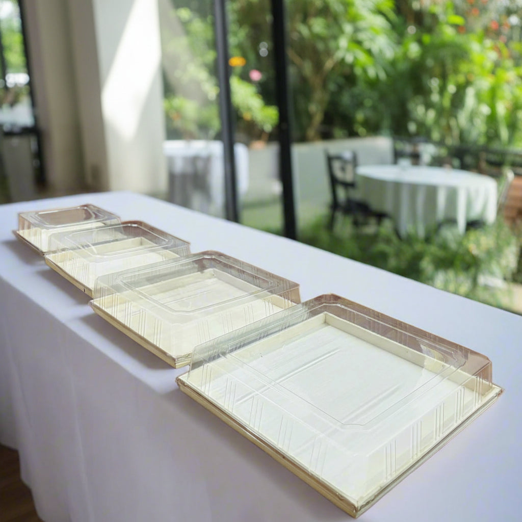 RPET Lids For Solid Wood Trays - Eco Leaf Products