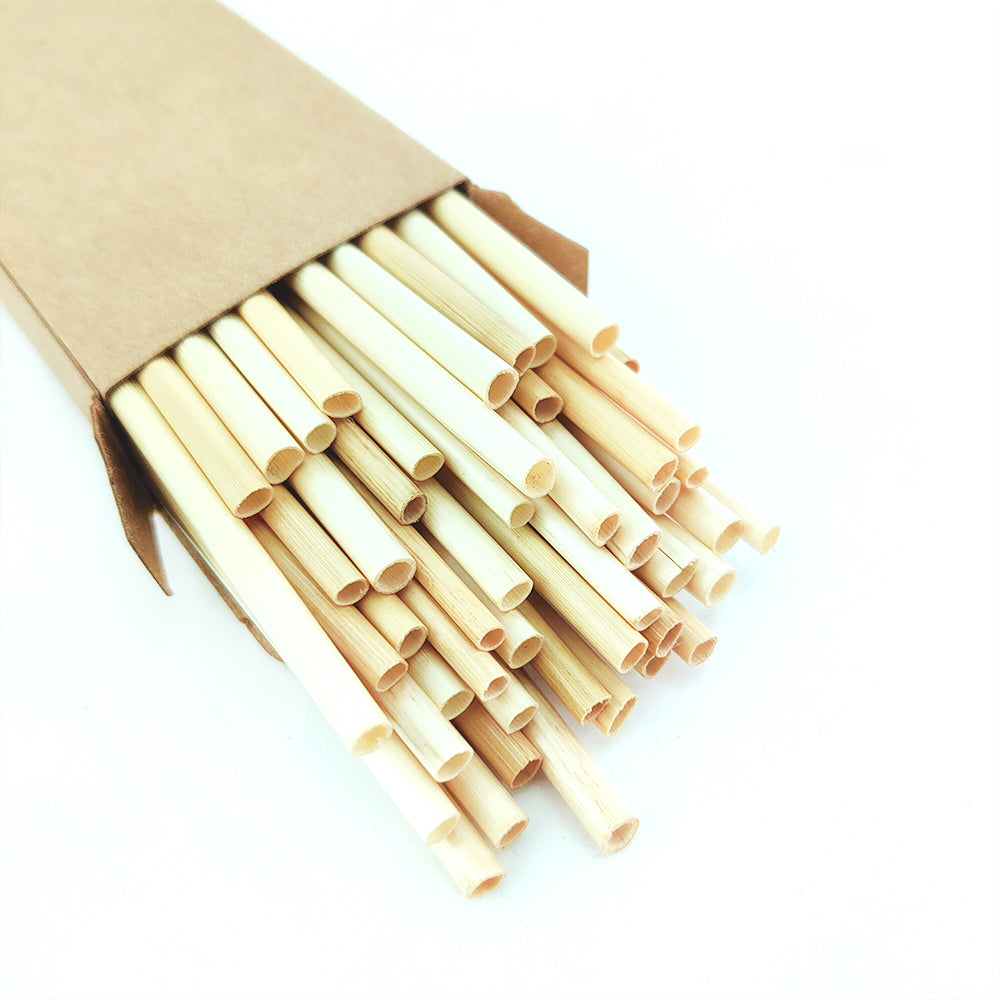 Disposable Wheat Straws - Pack of 50 - Eco Leaf Products