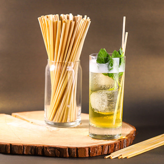 Disposable Wheat Straws - Pack of 50 - Eco Leaf Products