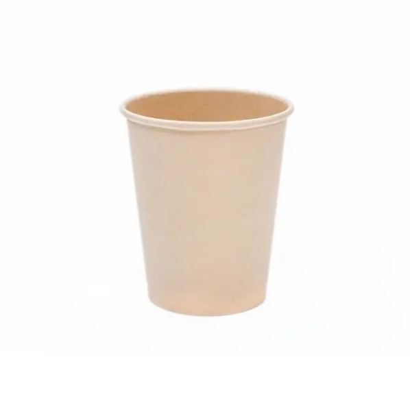 12oz Single Wall Bamboo Paper Cup Kraft - Eco Leaf Products