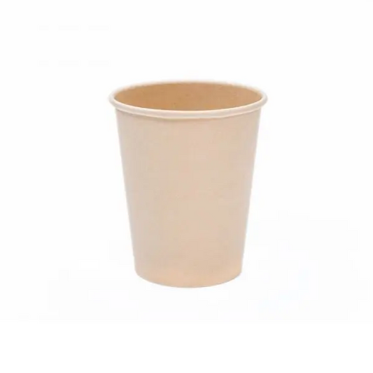 12oz Single Wall Bamboo Paper Cup Kraft - Eco Leaf Products