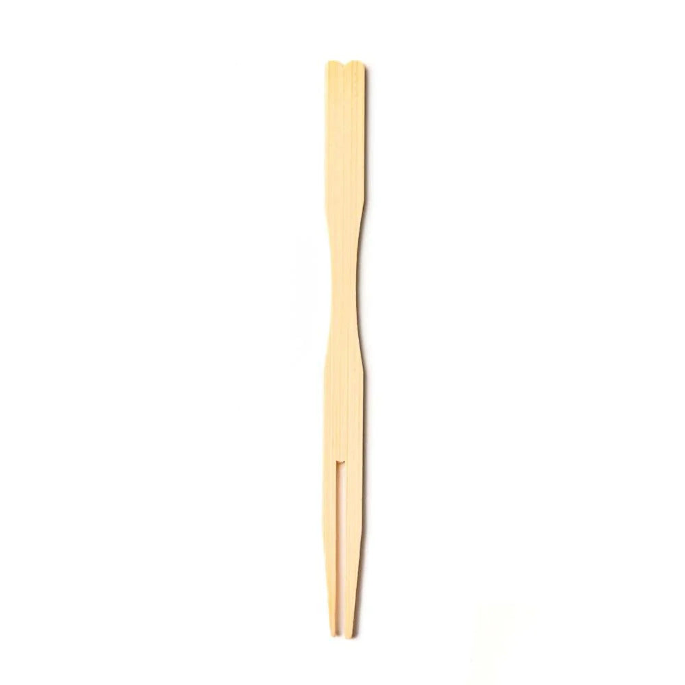 9cm (3.5") Wooden Bamboo Buffet Forks - Eco Leaf Products
