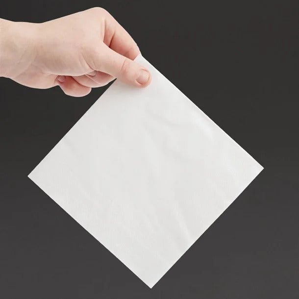 White 2-ply Paper Napkins - Eco Leaf Products