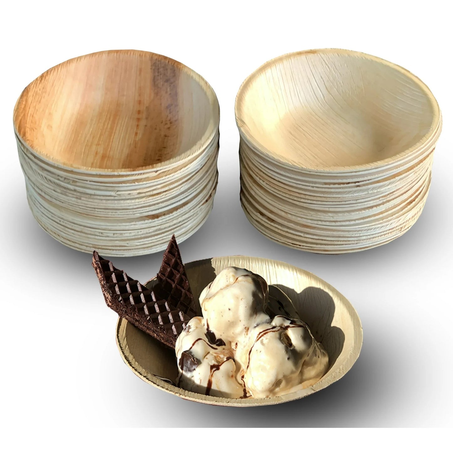 6" (15 cm) Round Biodegradable Dessert Bowls - Eco Leaf Products