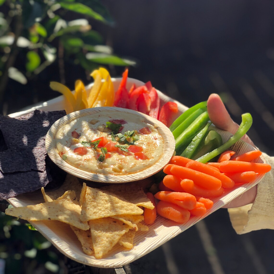 5" (12 cm) Round Compostable Palm Leaf Dessert Bowls - Eco Leaf Products