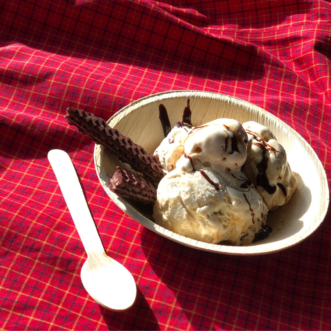 7" (18cm) Round Compostable Bamboo Bowls - Eco Leaf Products