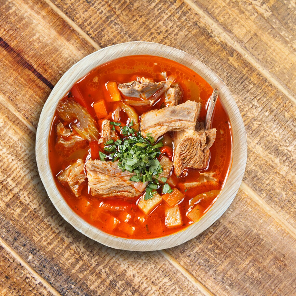 7.5" (19cm) Large Compostable Palm Leaf Bowl - Eco Leaf Products