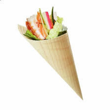 Wooden Serving Cones (100 pack) - Eco Leaf Products
