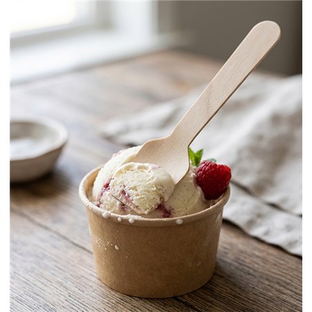 Small Wooden Ice Cream Spoon