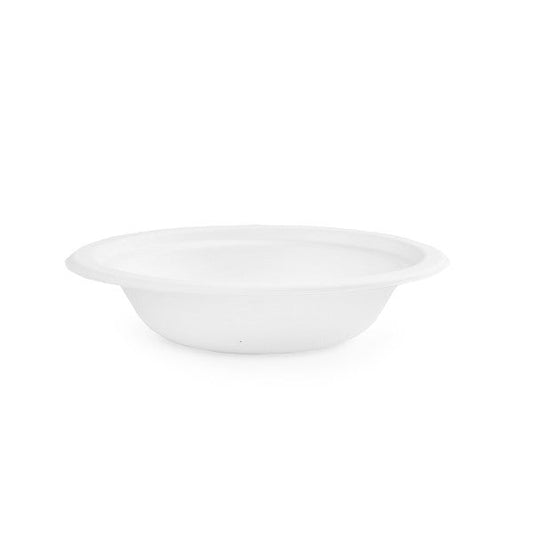 16oz (500ml) Compostable Large Round Bagasse Disposable Bowls - Eco Leaf Products
