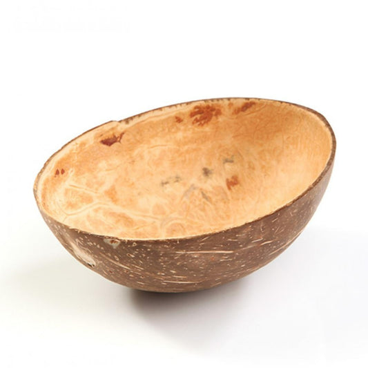 100% Natural Oval Coconut Shell Bowl - Eco Leaf Products