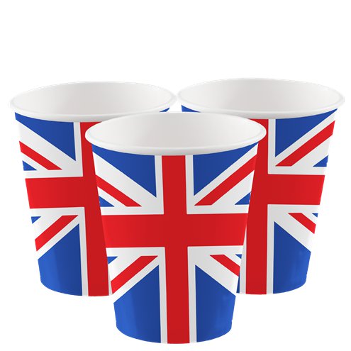 Paper Cups Union Jack