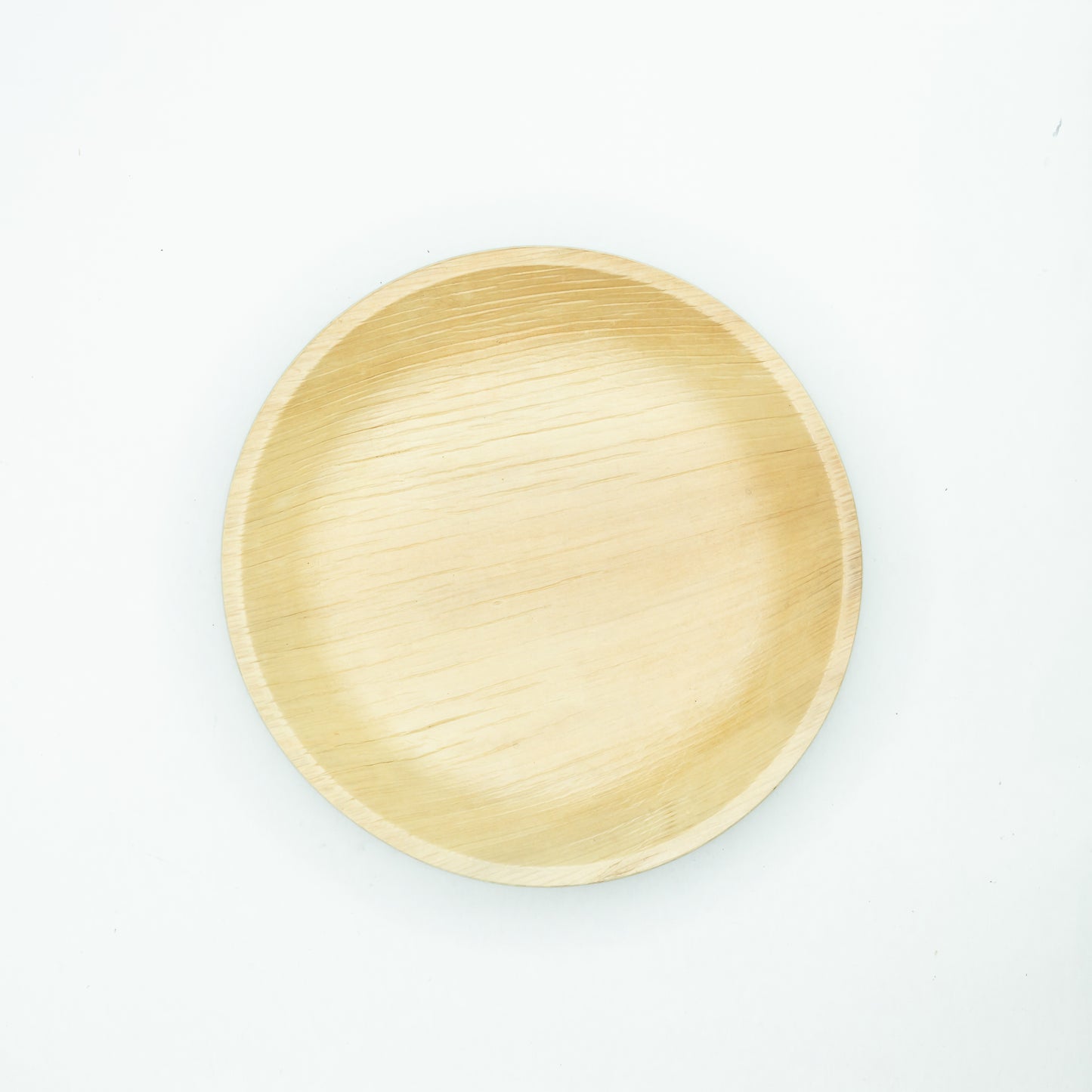 8" / 20cm Shallow Round Palm Leaf Disposable Plate - Eco Leaf Products
