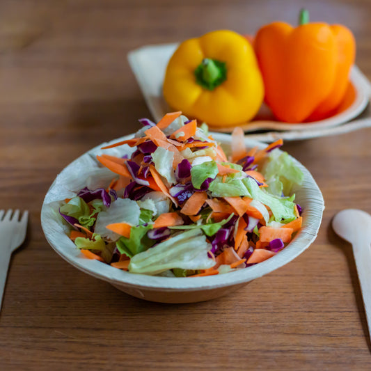 7.5" Compostable Bowls | Salad Bowls | Eco Leaf Products 