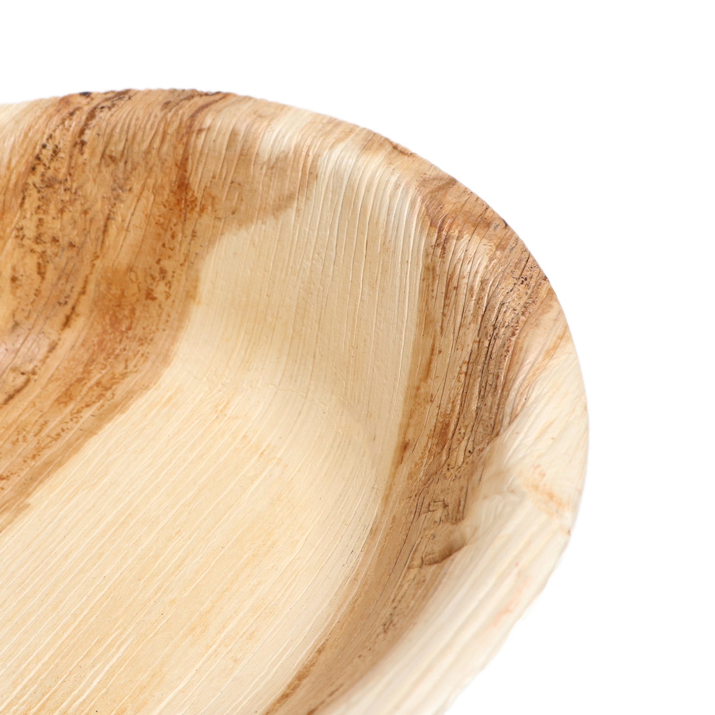 5" / 12.7 cm Round Palm Leaf Bowls - Eco Leaf Products