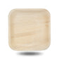 10" / 25 cm Square Palm Leaf Plate - Eco Leaf Products