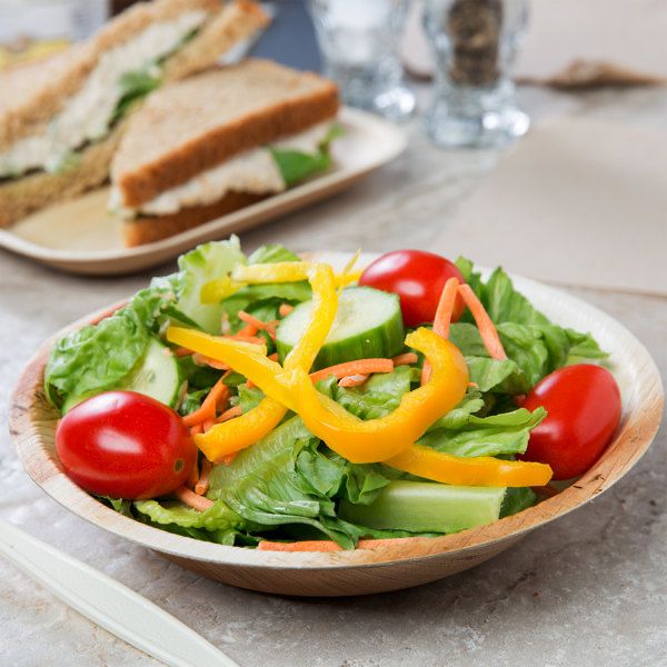7.5" Compostable Bowls | Salad Bowls | Eco Leaf Products - Eco Leaf Products