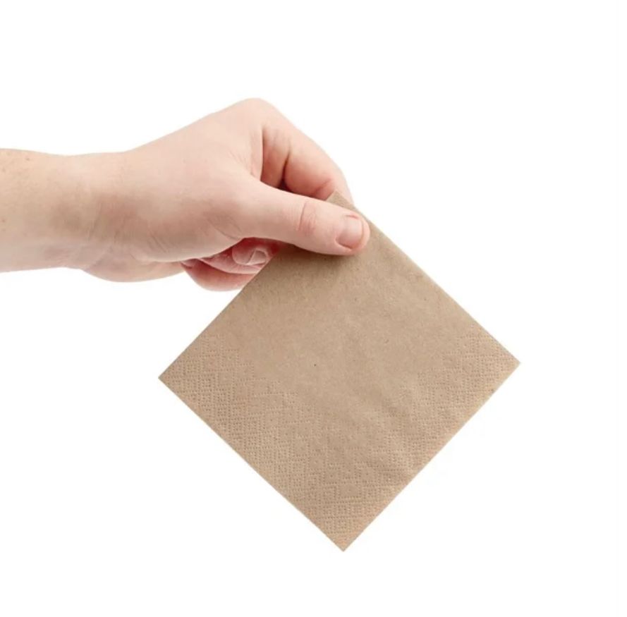 Brown 2-ply Paper Napkins - Eco Leaf Products