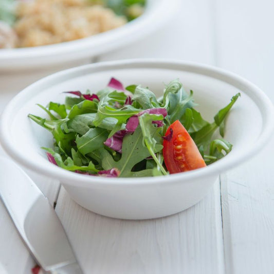 12oz (350ml) Round Bagasse Disposable Bowl - Eco Leaf Products