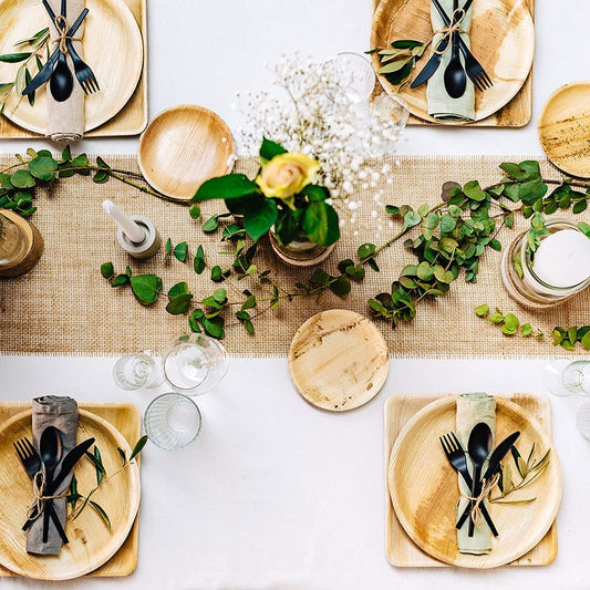 Chose from fine range of eco-friendly tableware palm leaf plates and bowls