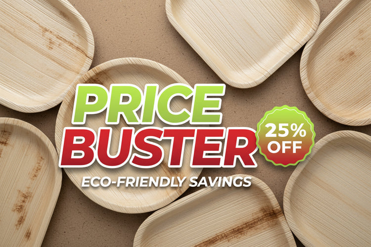 Bamboo Plates Sale - Flat 25% Off Using Discount Code ECOSALE25