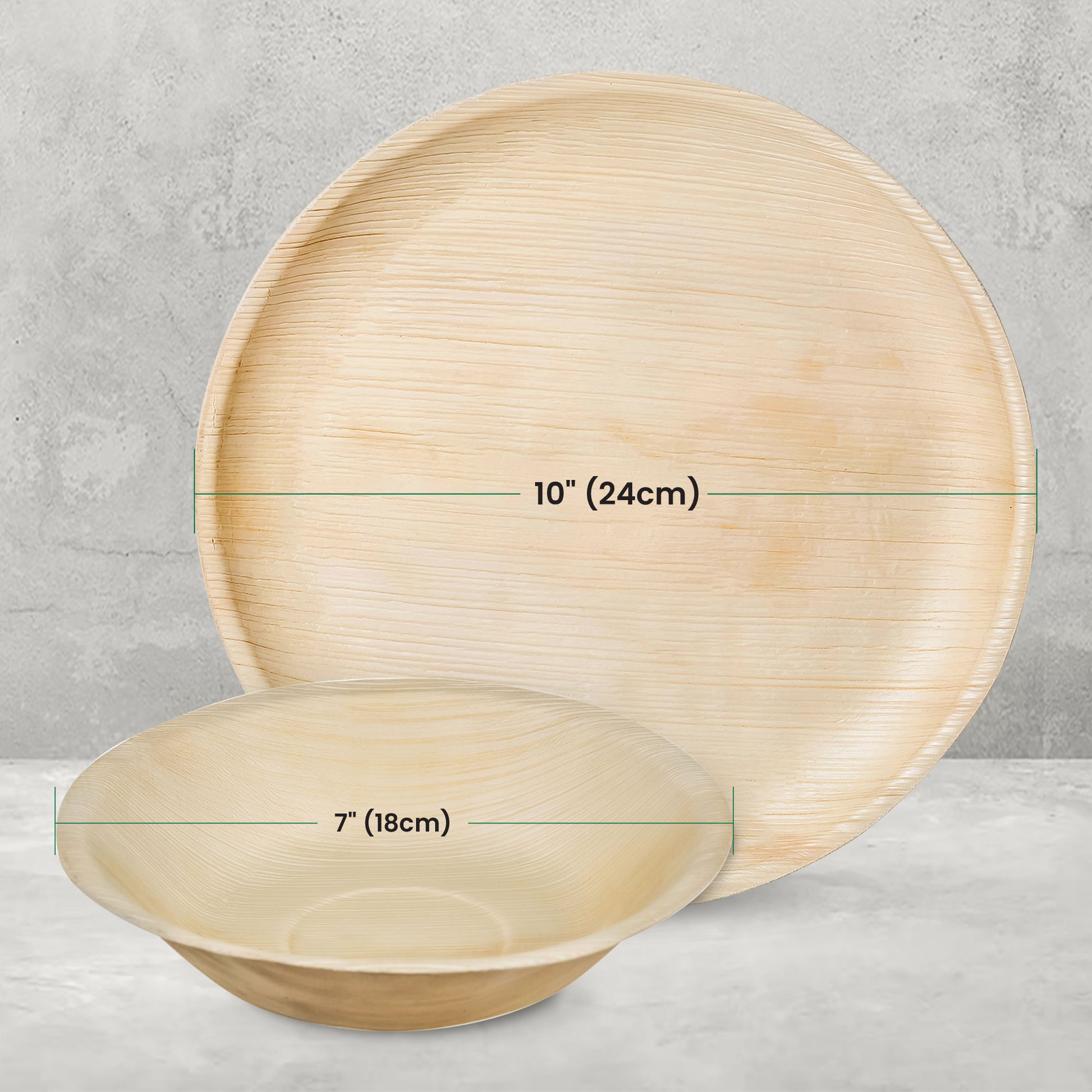 Disposable Bamboo Plates, Bowls, Cups and Wooden Cutlery Set - Eco Leaf Products
