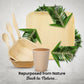 Disposable Palm Leaf Plates, Bowls, Cups and Wooden Cutlery Set - Eco Leaf Products