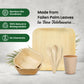 Disposable Palm Leaf Plates, Bowls, Cups and Wooden Cutlery Set - Eco Leaf Products